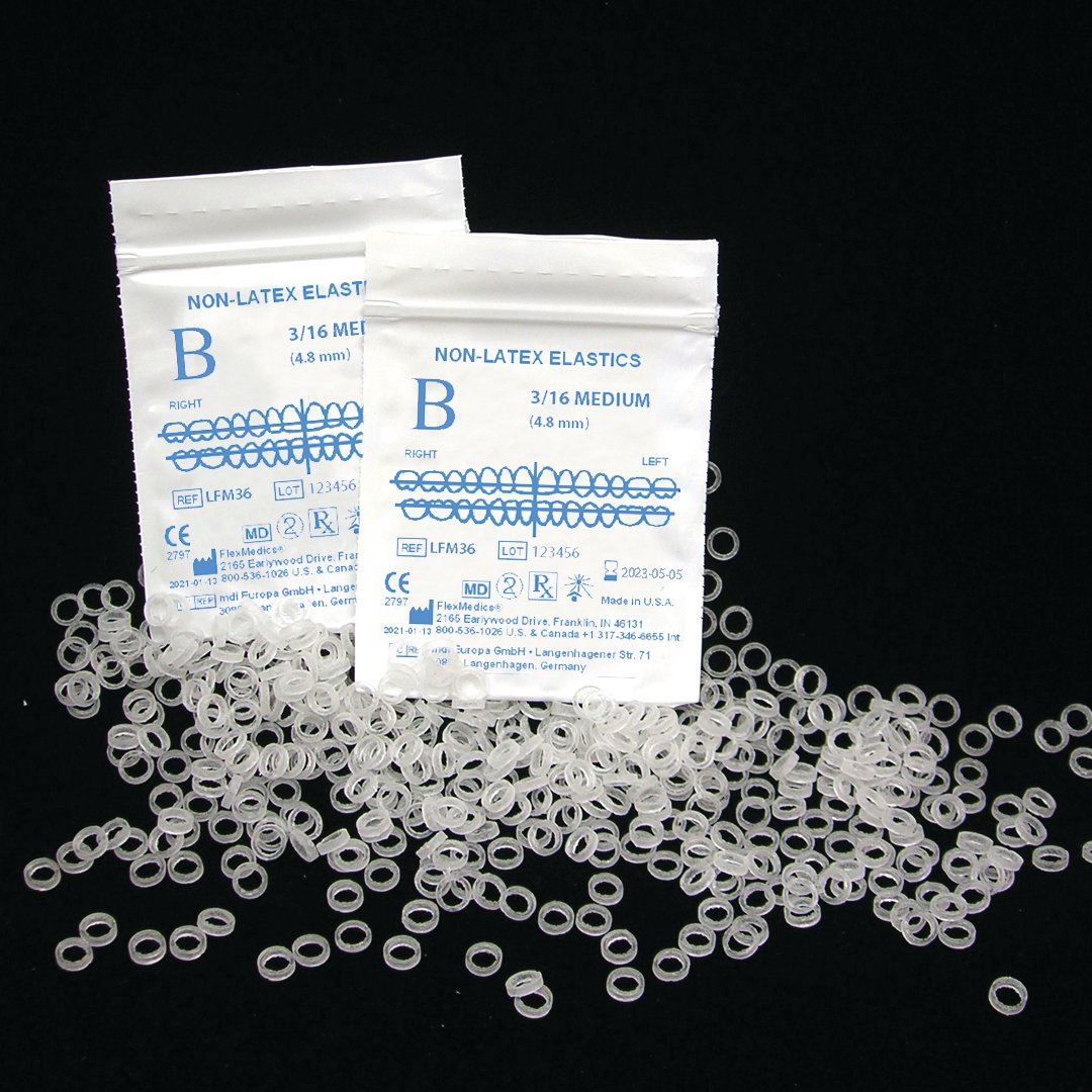 Non-Latex Elastics 1/4" Heavy 6.5oz 