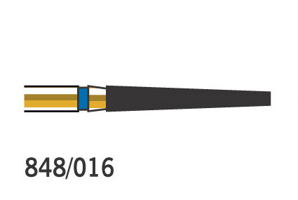 Diamond Burs Flat End Taper FG 848 MLX 016 10 