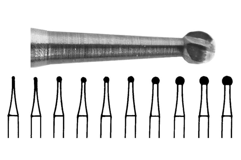 Steel Burs Round RA 10 027 