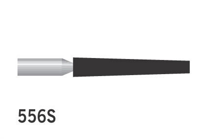 Diamond Burs Truncated Cone FG No. 556 Ultra Fine 556 Ultra Fine 173-017XF (848) 