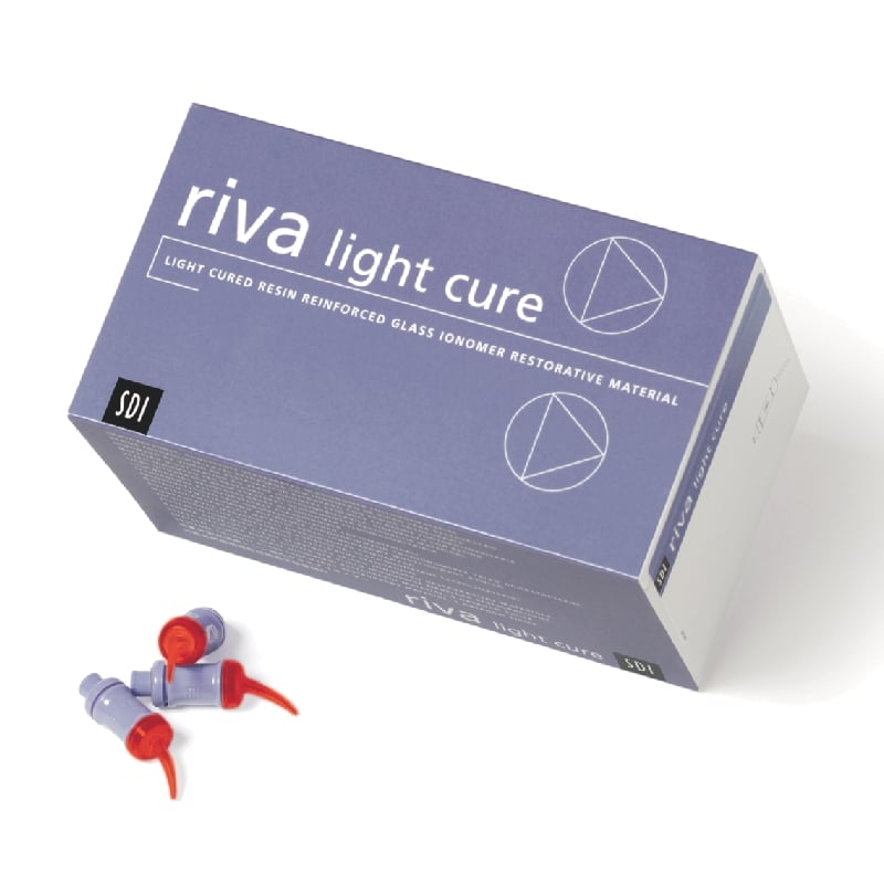 Riva Light Cure Glass Ionomer Capsules Assorted 