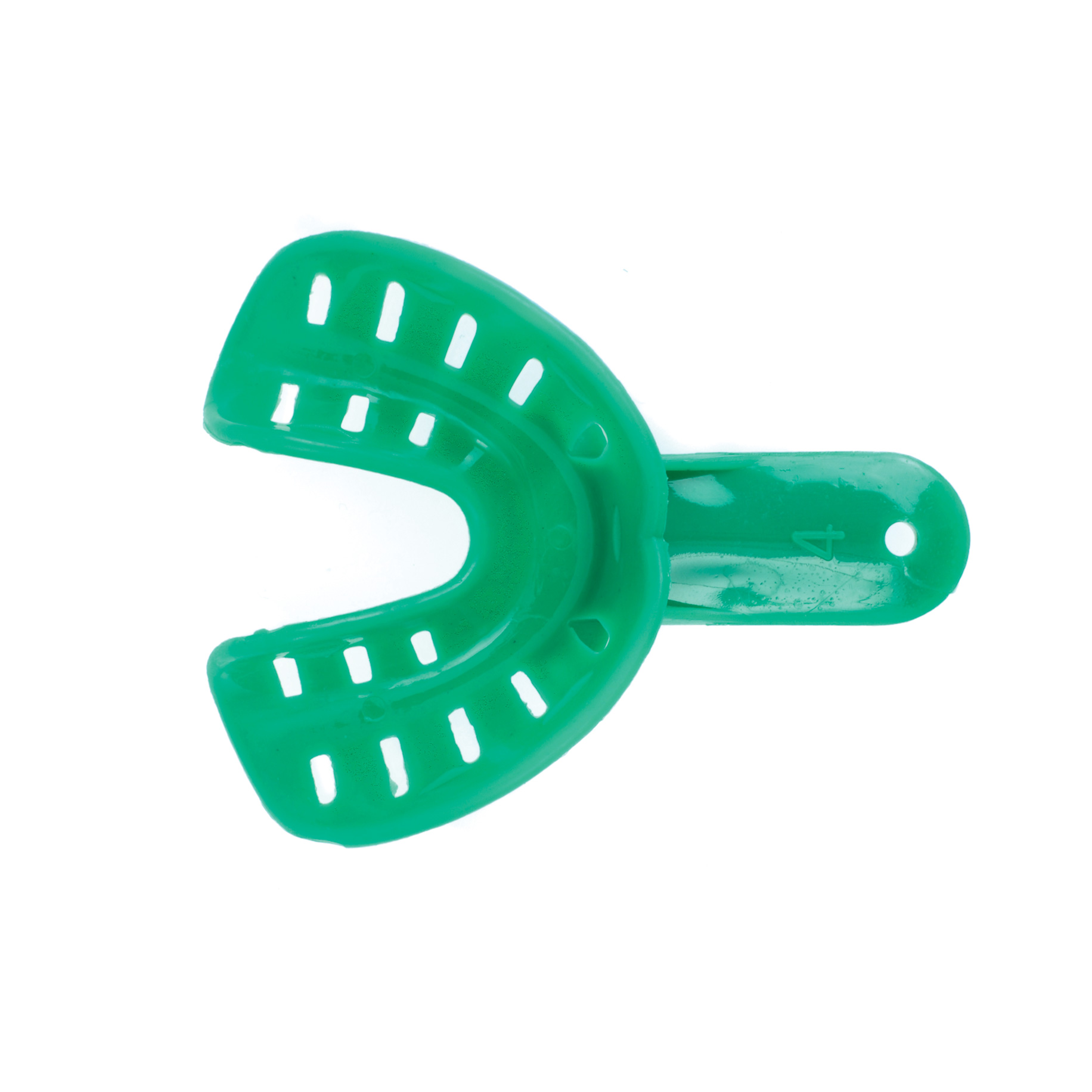 Orthodontic Impression Trays Size 4 Lower Medium - Green 